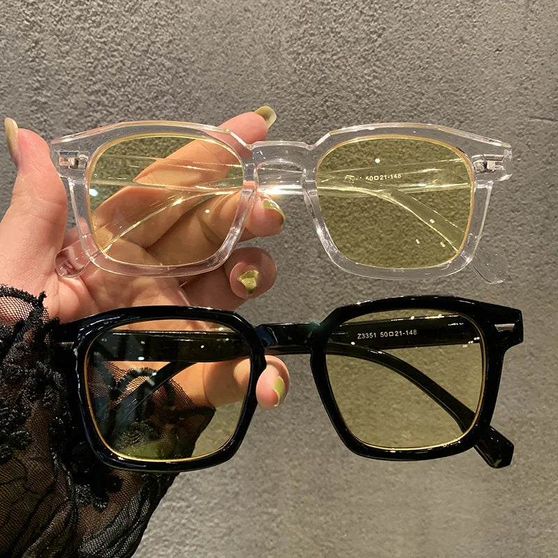 Lunettes de soleil carrées à clous polygonaux de haute qualité de marque RMM pour hommes et femmes, lunettes de soleil hip-hop rétro