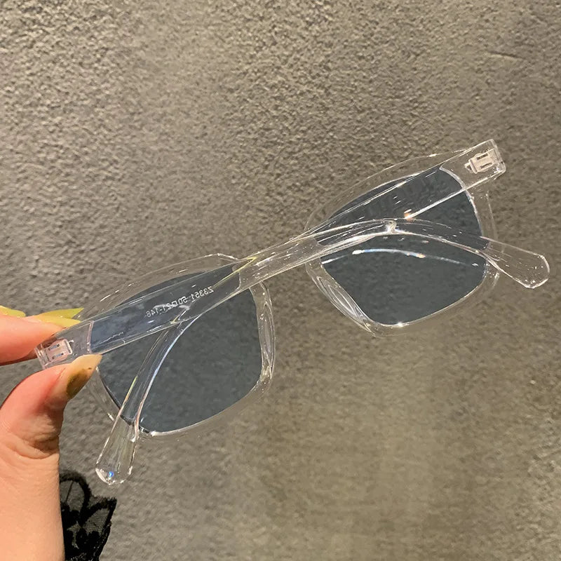 Lunettes de soleil carrées à clous polygonaux de haute qualité de marque RMM pour hommes et femmes, lunettes de soleil hip-hop rétro