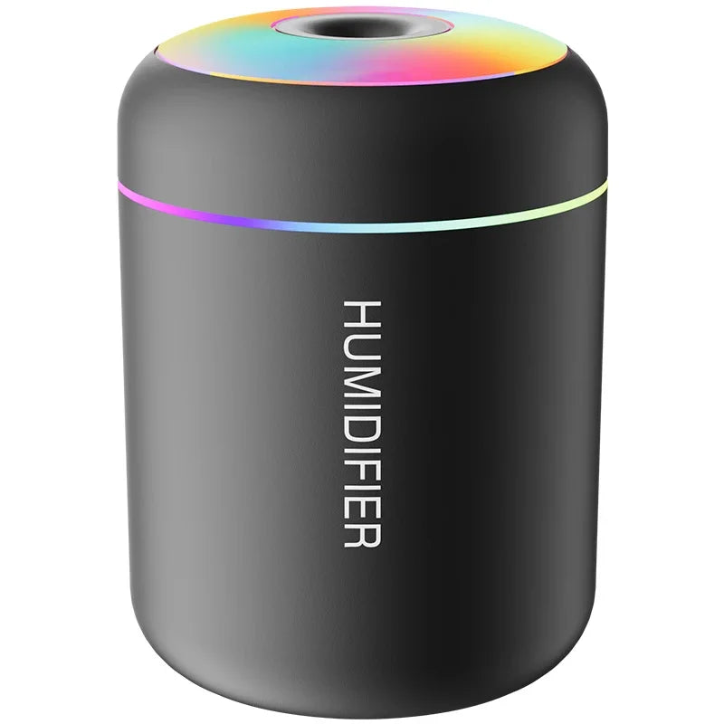 Mini humidificateur d'air 180 ml, diffuseur d'arômes électrique USB, purificateur d'huiles essentielles, brumisateur d'aromathérapie, lumières pour voiture, maison, chambre à coucher