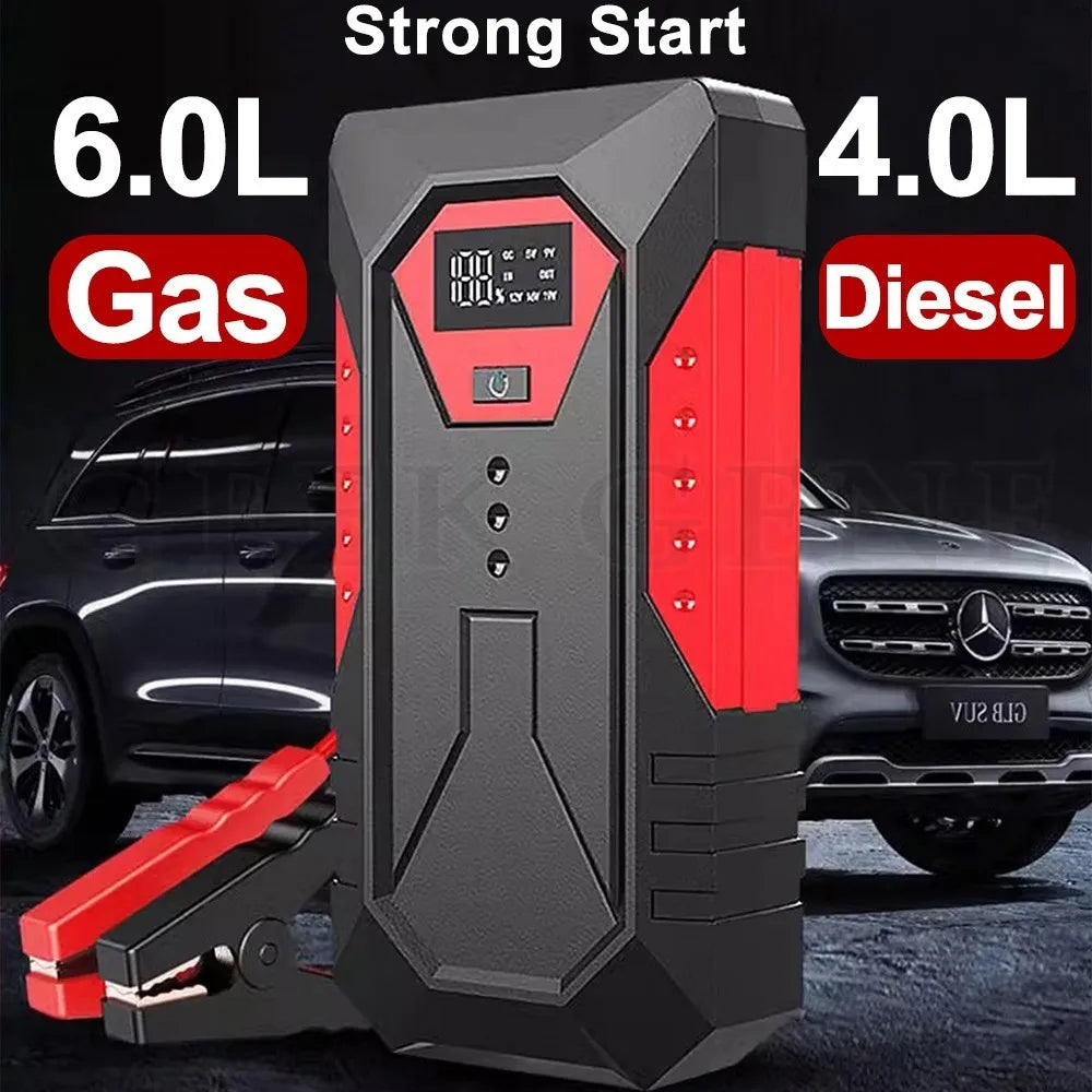 GKFLY 18000mAh Car Jump Starter Portable Power Bank Car Battery Booster 12V Car Starting Device for Petrol 6.0L Diesel 4.0L