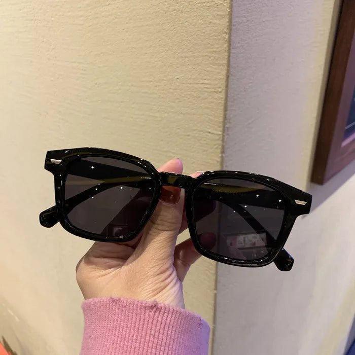Lunettes de soleil carrées à clous polygonaux de haute qualité de marque RMM pour hommes et femmes, lunettes de soleil hip-hop rétro