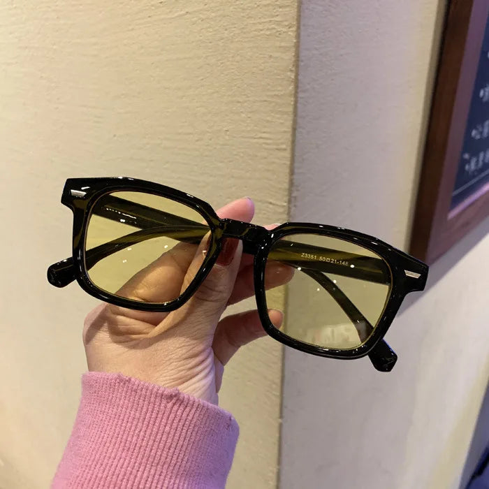 Lunettes de soleil carrées à clous polygonaux de haute qualité de marque RMM pour hommes et femmes, lunettes de soleil hip-hop rétro