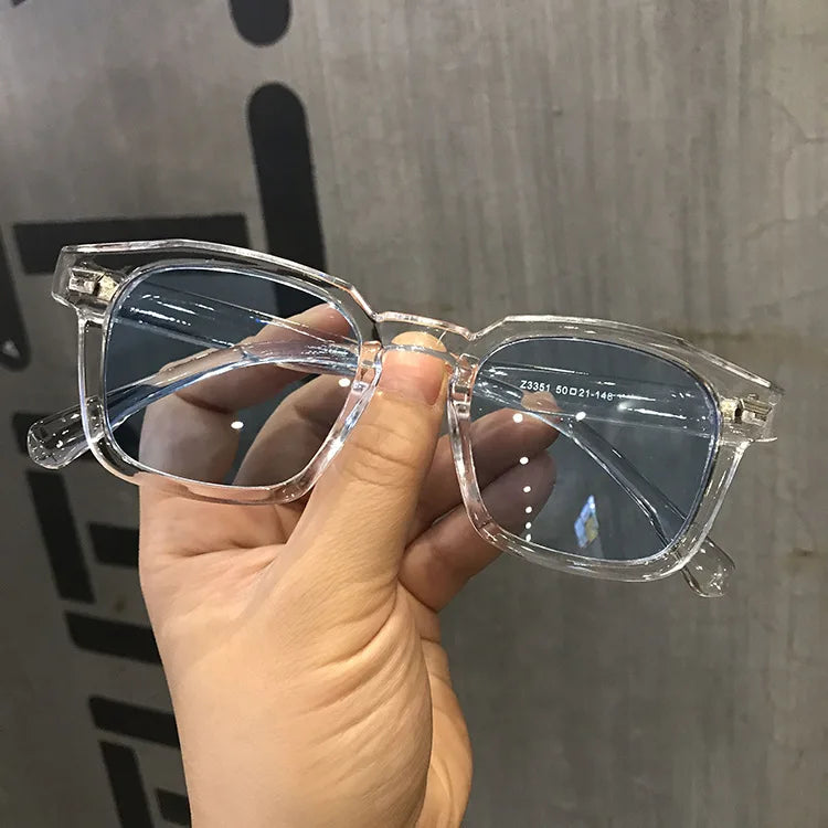 Lunettes de soleil carrées à clous polygonaux de haute qualité de marque RMM pour hommes et femmes, lunettes de soleil hip-hop rétro