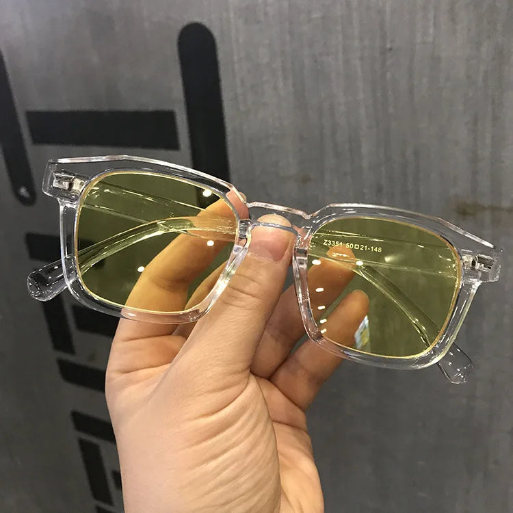 Lunettes de soleil carrées à clous polygonaux de haute qualité de marque RMM pour hommes et femmes, lunettes de soleil hip-hop rétro