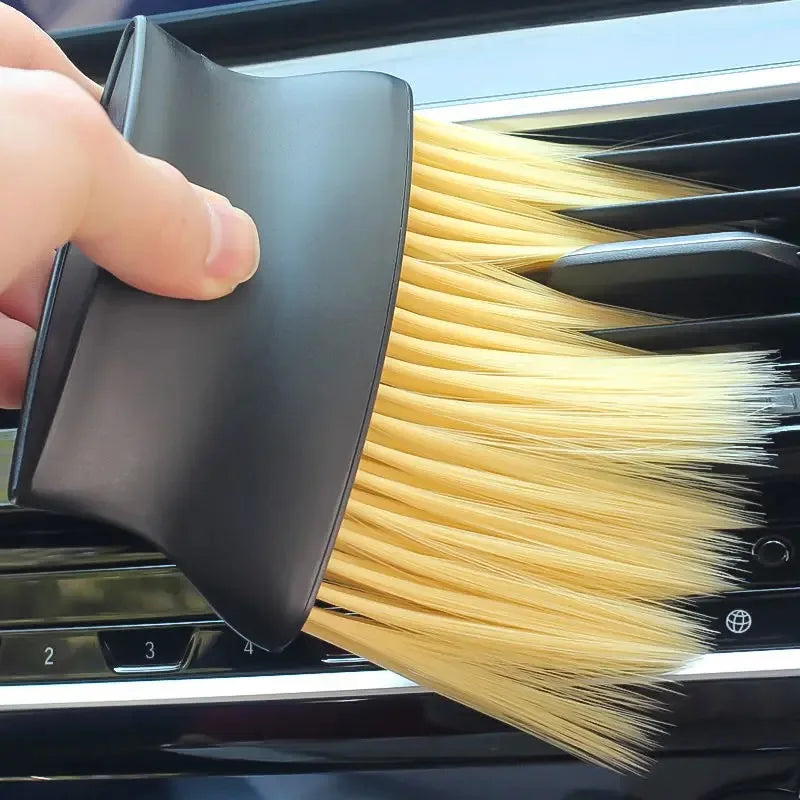 1T Brosse de dépoussiérage pour sortie de climatisation, collecteur de poussière pour lavage de voiture, grande brosse avec une bonne élasticité, accessoires de nettoyage