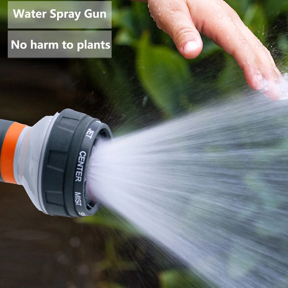 Garden Hose Water Spray Gun 8 Mode Car Wash High Pressure Sprayer Watering Nozzle for Lawn Plant Yard Water Jet Sprinkler