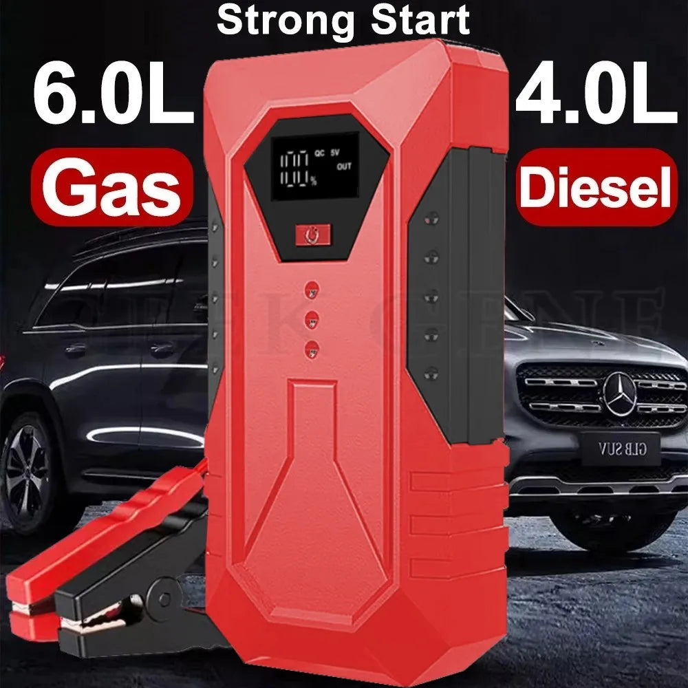 GKFLY 18000mAh Car Jump Starter Portable Power Bank Car Battery Booster 12V Car Starting Device for Petrol  6.0L Diesel 4.0L